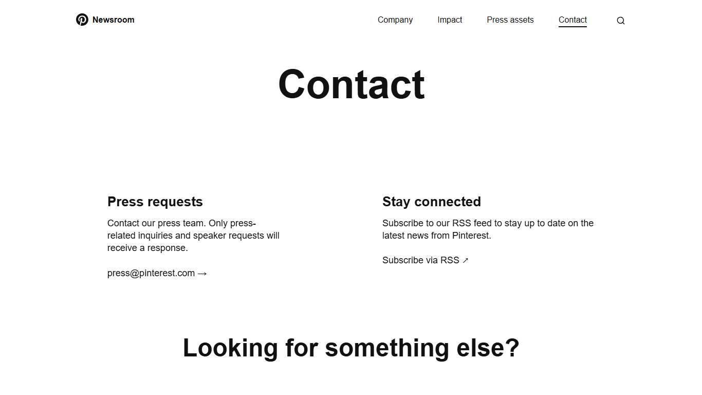 Contact | Pinterest Newsroom