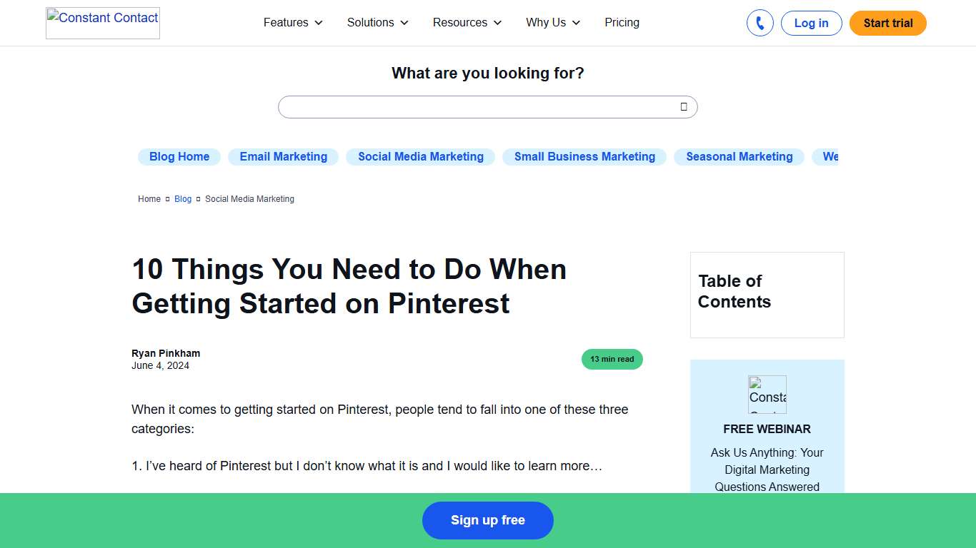 Getting Started on Pinterest? 10 Things You Need to Do