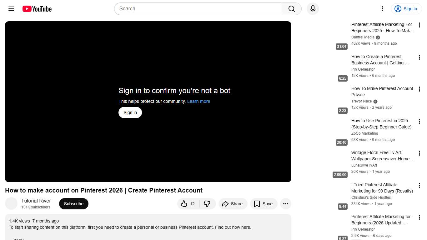 How to make account on Pinterest 2026 | Create Pinterest Account - YouTube